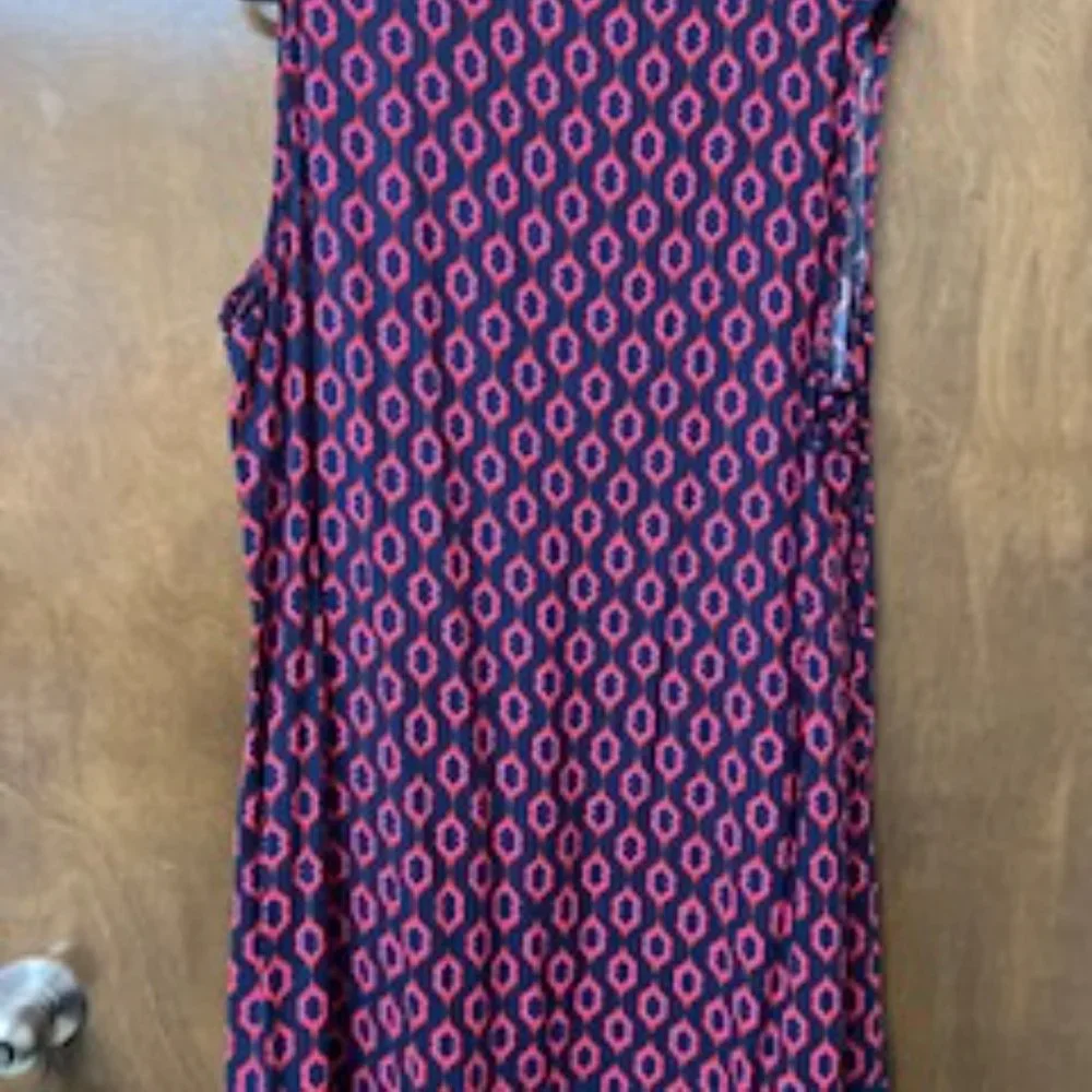 1X Escapada Womens Dress Navy and Red - Picture 6 of 6